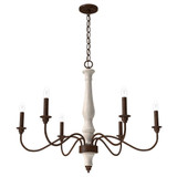 Teren 6 Light Large Chandelier by Hunter - 19280