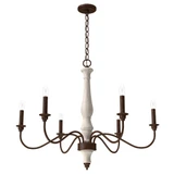 Teren 6 Light Large Chandelier by Hunter - 19280
