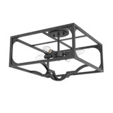 Highland Hill 4 Light 16 Inch Wide Flush Mount by Hunter Fans - 19291