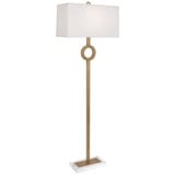 Oculus 1 Light Floor Lamp 13 Inches and 62.75 Inches Tall by Robert Abbey - 406