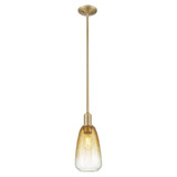 Brookhaven Almond 1 Light Stem Mini Pendant 12.38 Inch Tall by Innovations - 716-1S-G480-6