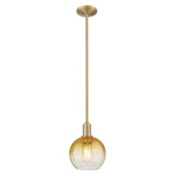 Brookhaven Globe 1 Light Stem Mini Pendant 11.63 Inch Tall by Innovations - 716-1S-G483-8