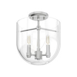 Sacha 3 Light 11 Inch Wide Flush Mount by Hunter Fans - 19321