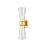 Byford 2 Light Bath Vanity 17.75 x 4.75 Inches by Currey Company - 5800-0058