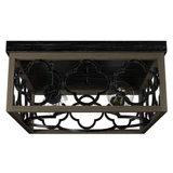 Gablecrest 2 Light 13.5 Inch Wide Flush Mount by Hunter Fans - 19392