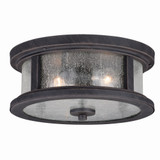 Cumberland 2 Light 10 Inch Wide Outdoor Flush Mount by Vaxcel - T0290