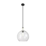 Astor 1 Light Stem Hung Rope Pendant 14 Inch by Innovations - 415-1SR-G12-14
