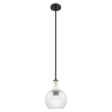 Astor 1 Light Stem Hung Rope Mini Pendant 11.75 Inch Tall by Innovations - 415-1SR-G12-8