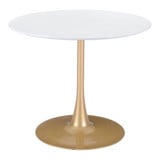 Opus Dining Table 30.3 Inch Tall and 35.4 Inch Wide by Zuo Modern - 101566