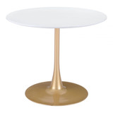 Opus Dining Table 30.3 Inch Tall and 35.4 Inch Wide by Zuo Modern - 101566