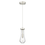 Owego 1 Light Cord Hung Pendant 4.75 Inch and 11 Inch Tall by Innovations - 451-1P-G451-4
