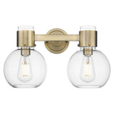 Lawton Sphere 2 Light Bath Vanity 15.5 Inch X 9.63 Inch Tall by Innovations - 464-2W-G464B-7
