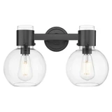 Lawton Sphere 2 Light Bath Vanity 15.5 Inch X 9.63 Inch Tall by Innovations - 464-2W-G464B-7