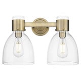 Lawton Bell 2 Light Bath Vanity 15.5 Inch and 10 Inch Tall by Innovations - 464-2W-G464D-7