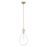 Lundin 1 Light Small Pendant 17.25 Inch Tall by Hunter Fans - 19562