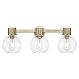Lawton Sphere 3 Light Bath Vanity 24 Inch X 9.63 Inch Tall by Innovations - 464-3W-G464B-7