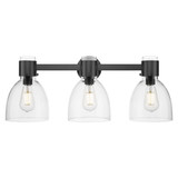 Lawton Bell 3 Light Bath Vanity 24 Inch Wide X 10 Inch Tall by Innovations - 464-3W-G464D-7