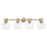 Lawton Sphere 4 Light Bath Vanity 34 Inch X 9.63 Inch Tall by Innovations - 464-4W-G464B-7