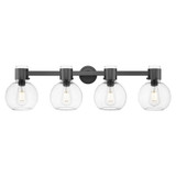 Lawton Sphere 4 Light Bath Vanity 34 Inch X 9.63 Inch Tall by Innovations - 464-4W-G464B-7