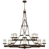 Liaison 16 Light Oversized Round Chandelier by Fine Art - 860540