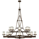 Liaison 16 Light Oversized Round Chandelier by Fine Art - 860540