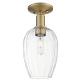 Preston 1 Light Semi Flush Mount 6.25 Inch X 13.25 Inch Tall by Innovations - 716-1C-G457-6