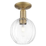 Preston 1 Light Semi Flush Mount 7 Inch and 11.5 Inch Tall by Innovations - 716-1C-G458-7