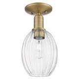Preston 1 Light Semi Flush Mount 6.25 Inch X 12.25 Inch Tall by Innovations - 716-1C-G459-6