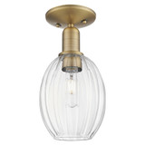 Preston 1 Light Semi Flush Mount 6.25 Inch X 12.25 Inch Tall by Innovations - 716-1C-G459-6