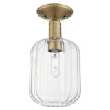 Preston 1 Light Semi Flush Mount 6.75 Inch X 13.25 Inch Tall by Innovations - 716-1C-G460-7
