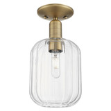 Preston 1 Light Semi Flush Mount 6.75 Inch X 13.25 Inch Tall by Innovations - 716-1C-G460-7