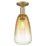 Brookhaven Almond 1 Light Semi Flush Mount 14.5 Inch Tall by Innovations - 716-1C-G480-6