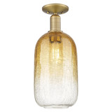 Brookhaven Cloche 1 Light Semi Flush Mount 16.5 Inch Tall by Innovations - 716-1C-G482-7