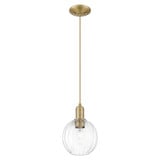 Preston 1 Light Cord Hung Mini Pendant 10.75 Inch Tall by Innovations - 716-1P-G458-7