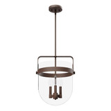 Karloff 3 Light Medium Pendant 17 Inch Tall by Hunter Fans - 19829