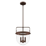 Karloff 3 Light Medium Pendant 14 Inch Tall by Hunter Fans - 19832
