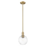 Preston 1 Light Stem Hung Mini Pendant 10.63 Inch Tall by Innovations - 716-1S-G458-7