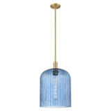 Bridal Veil 1 Light Stem Mini Pendant 12 Inch X 18 Inch Tall by Innovations - 716-1S-G559-12