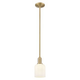Bridal Veil 1 Light Stem Mini Pendant 9.63 Inch Tall by Innovations - 716-1S-G559-5