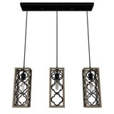 Gablecrest 3 Light Large Linear Pendant by Hunter Fans - 19948