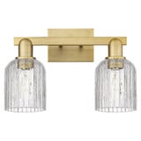 Bridal Veil 2 Light Bath Vanity 16 Inch and 10.75 Inch Tall by Innovations - 716-2W-G559-5