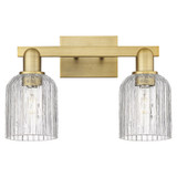 Bridal Veil 2 Light Bath Vanity 16 Inch and 10.75 Inch Tall by Innovations - 716-2W-G559-5