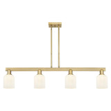 Bridal Veil 4 Light Stem Hung Island 47.75 Inch Wide by Innovations - 716-4I-G559-5
