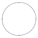 Trellis Spacer 0.3 Inch Tall by 30.3 Inch Wide by VC Modern - 700TRSRNGR430B