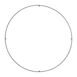 Trellis Spacer 0.3 Inch Tall by 40.3 Inch Wide by VC Modern - 700TRSRNGR440B