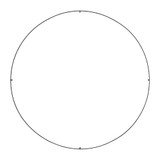 Trellis Spacer 0.3 Inch Tall by 50.3 Inch Wide by VC Modern - 700TRSRNGR450B