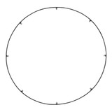 Trellis Spacer 0.3 Inch Tall and 30.3 Inch Wide by VC Modern - 700TRSRNGR830B