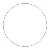 Trellis Spacer 0.3 Inch Tall and 50.3 Inch Wide by VC Modern - 700TRSRNGR850B