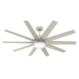 Overton 10 Blade Outdoor Ceiling Fan with Light 60 Inch Wide by Hunter Fans - 50719