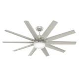 Overton 10 Blade Outdoor Ceiling Fan with Light 60 Inch Wide by Hunter Fans - 50719